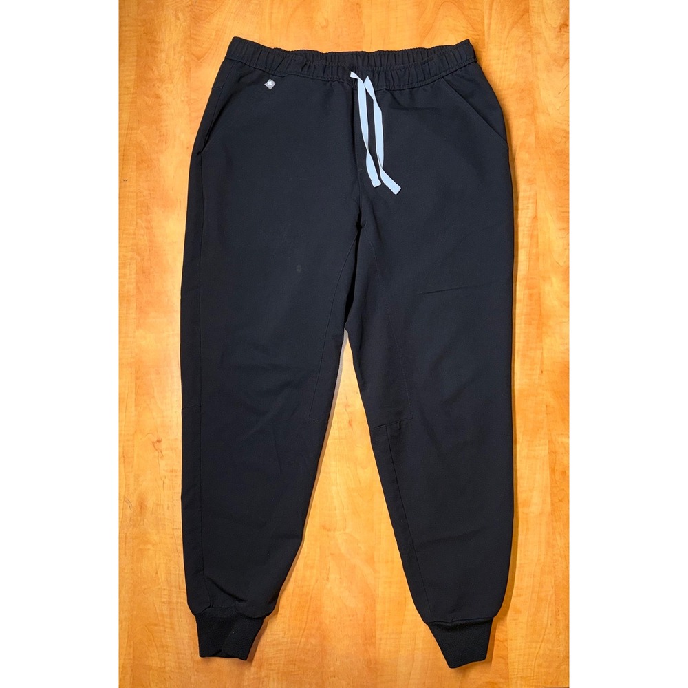 FIGS Zamora Jogger Scrub Pants Black Technical‎ Collection M/S Medium Short